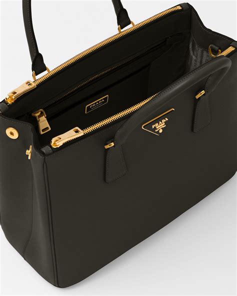 prada cammeo saffiano|Large Prada Galleria Saffiano leather bag.